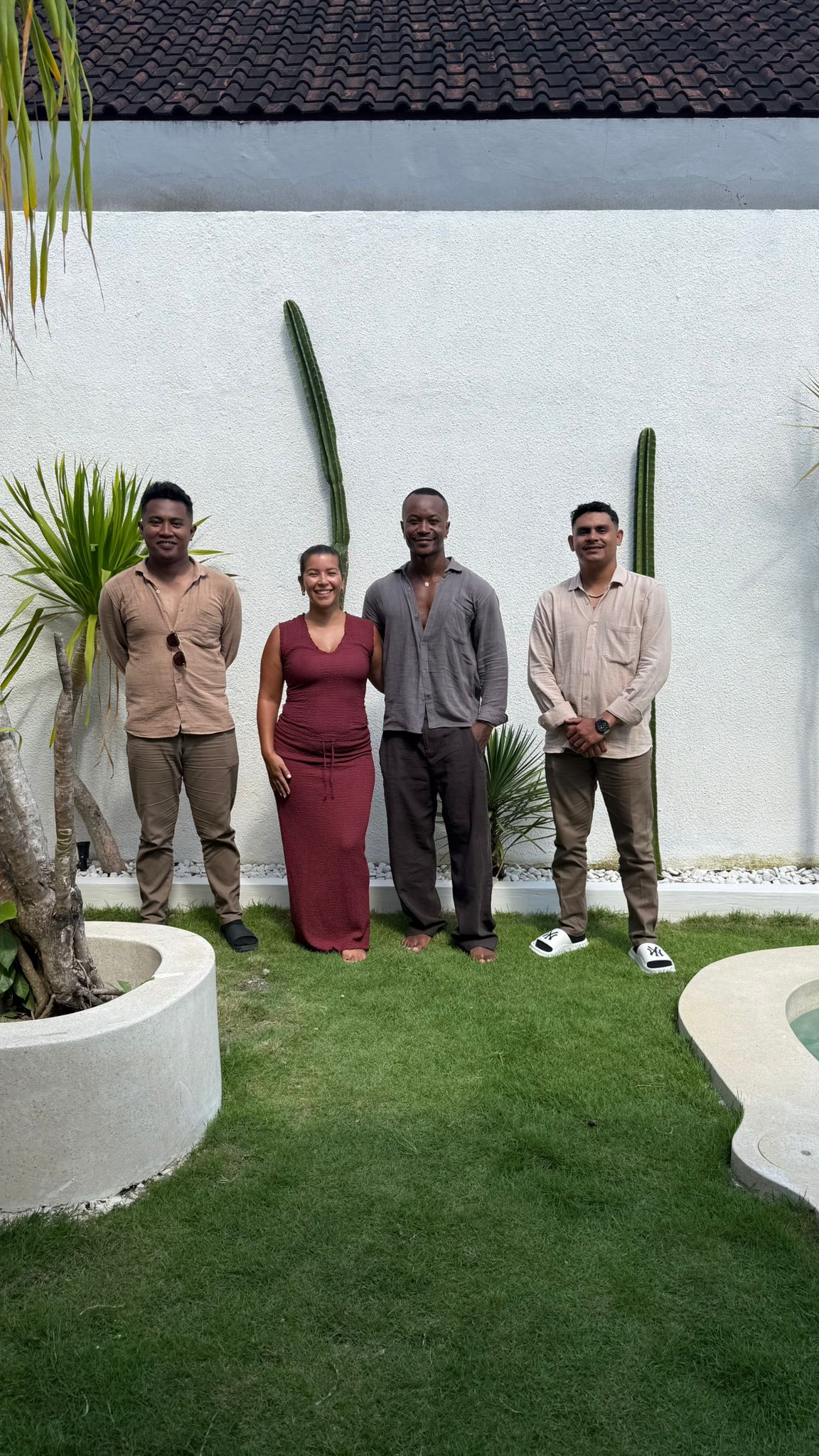 The A.E.I Villa Management team at one of the villas in Canggu
